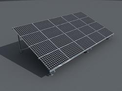 tough trac solar panel mounting & racking, ballast, ground arrays