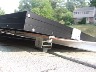 pitch roof solar panel installation