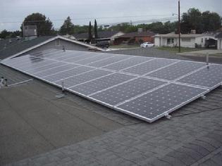 pitch roof solar panel installation