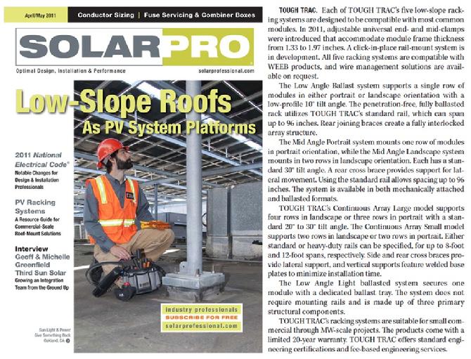 Courtesy of Solar Professional